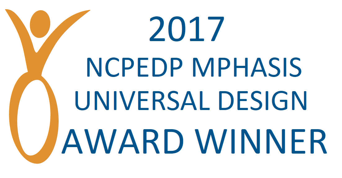 NCPEDP MPHASIS Universal Design Award Winner 2017